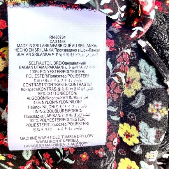 BCBGeneration Lace Yoke Bell Sleeve Top - Picture 10 of 11